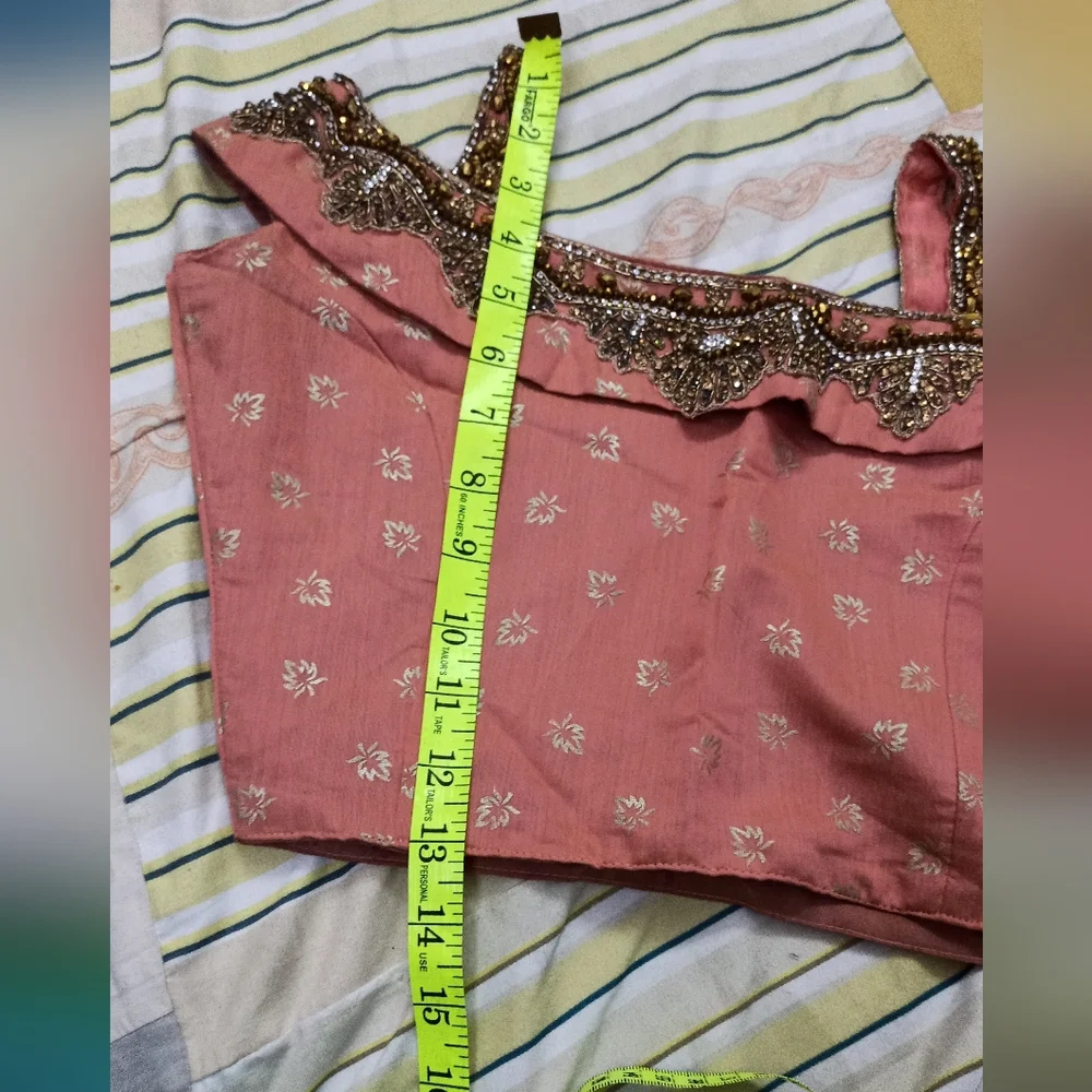 🎁Peach lehanga 12-14 years girls - Picture 4 of 7